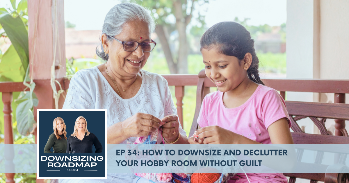 Senior teaching grandchild sewing as part of passing down hobbies
