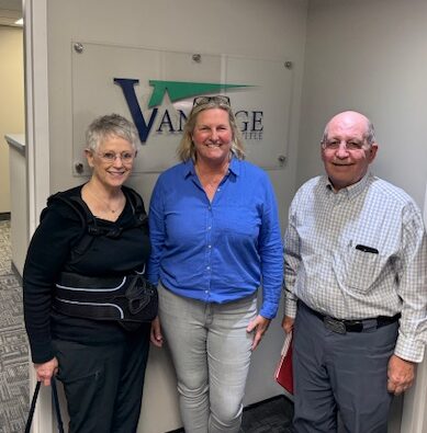 Happy couple with Jodi Rosko from Downsizing Roadmap and The Rosko Group