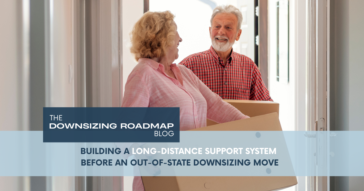 Long-distance downsizing support system planning before relocation