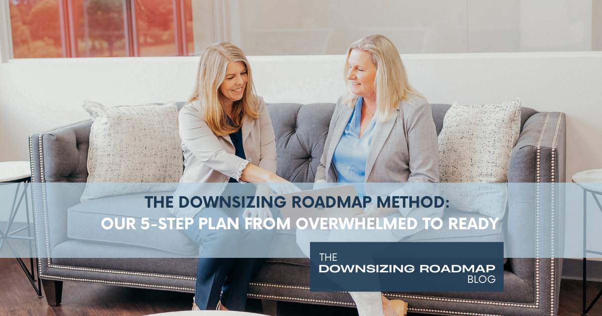 Downsizing Roadmap Method five step plan visual