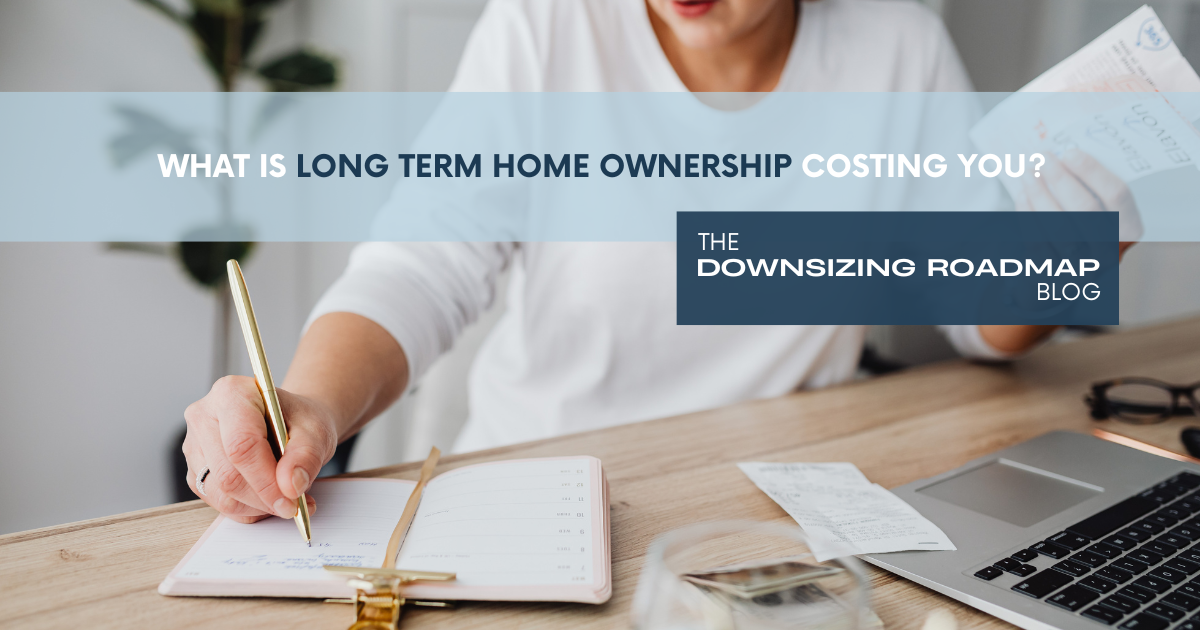 A homeowner reviewing a homeowner workload checklist at a kitchen table with a notebook and pen